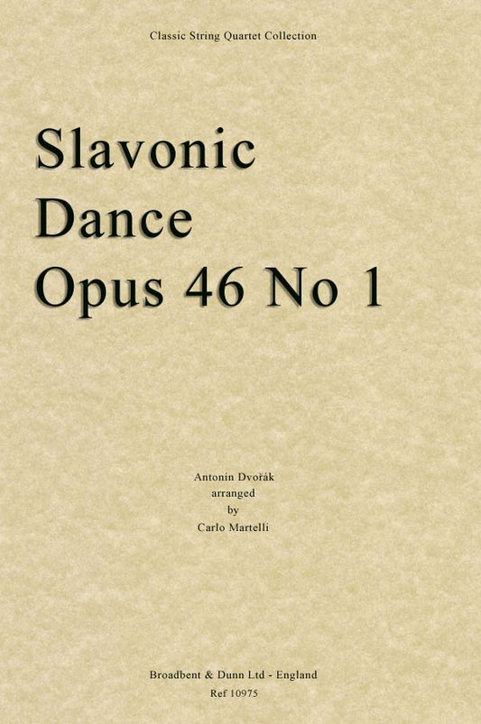 Slavonic Dances for STR 4TET Martelli