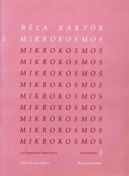 Bartok Mikrokosmos 3 Pno BHP