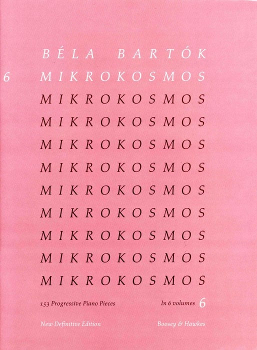 Bartok Mikrokosmos 6 Pno BHP