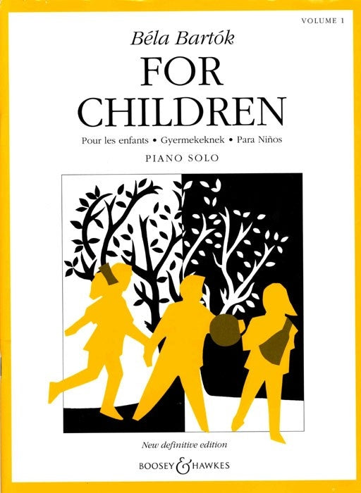 Bartok for Children Volume 1 Piano BHP