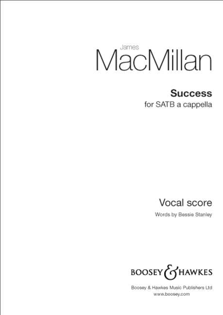 Macmillan Success SATB a cappella