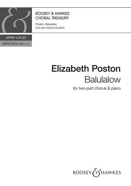 Poston Balulalow 2part Chorus&Pno BH