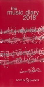 Music Diary 2018 Red BH