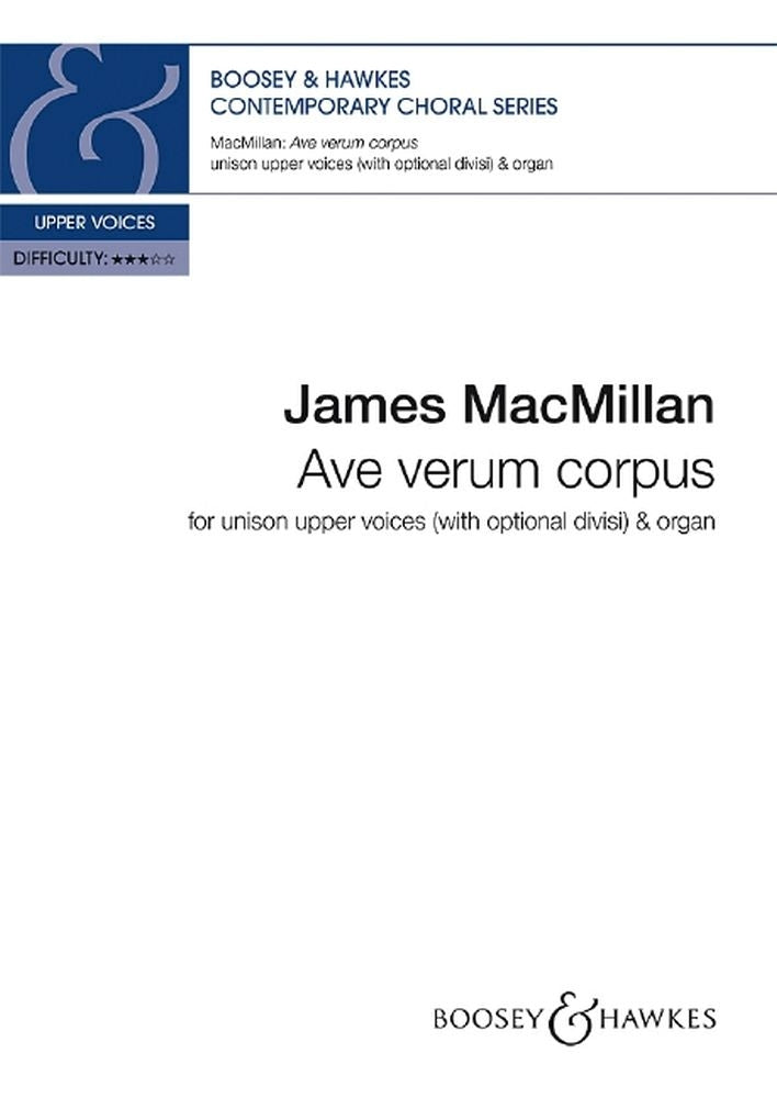 MacMillan Ave Verum Corpus Unis BHP