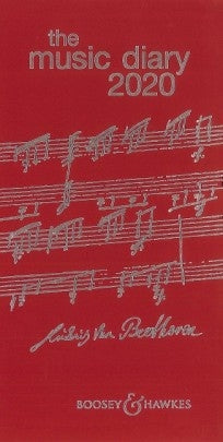 Music Diary 2020 Red