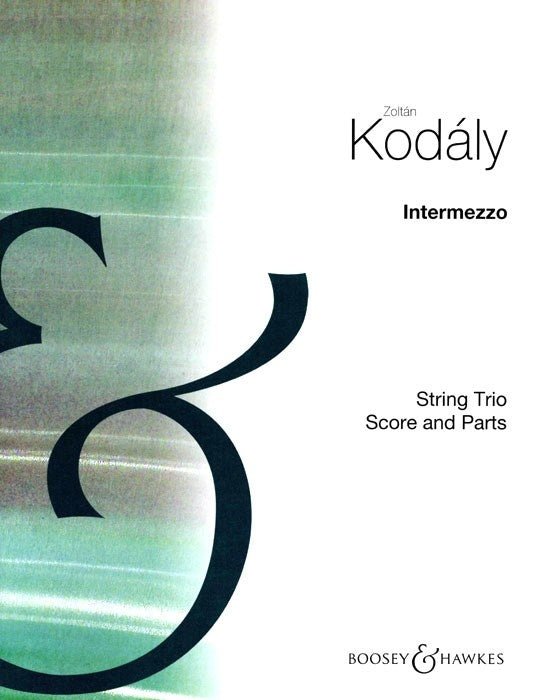 Kodaly Intermezzo String Trio B&H