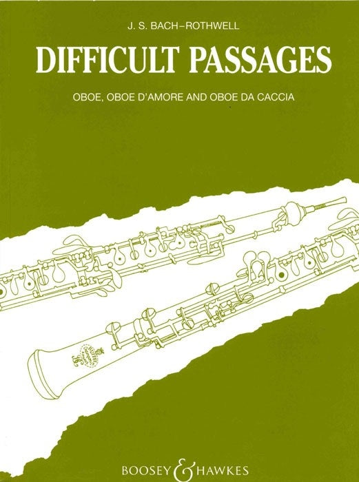 Bach Difficult Passages Oboe Rothwell