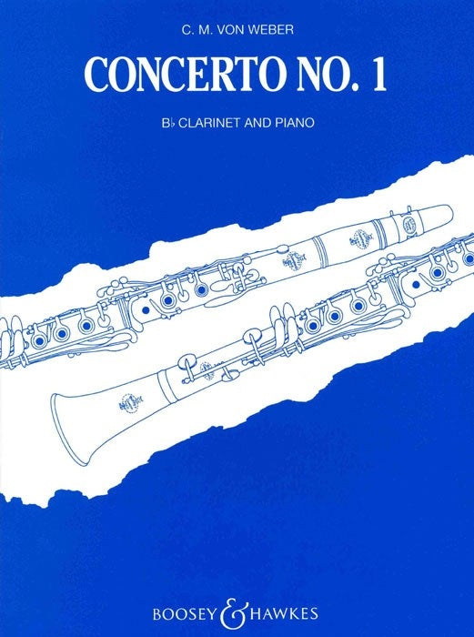 Weber Clt Concerto No1 Clt&Pno BHP