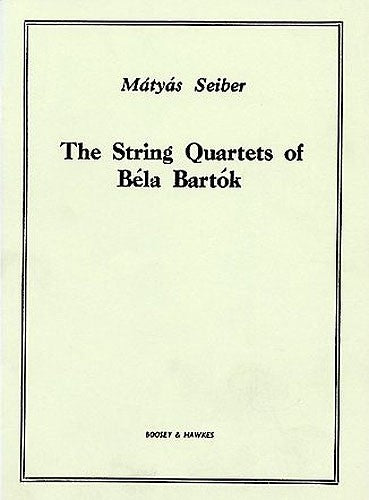 String Quartets of Bartok Mini Score