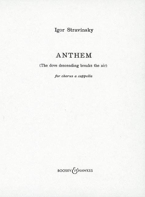 Stravinsky The dove descending breaks t