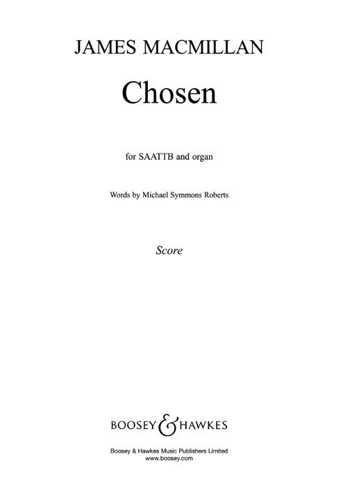 MacMillan Chosen SATB