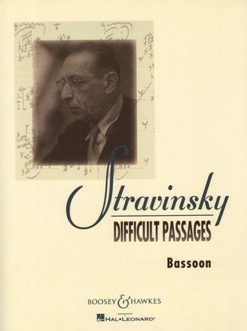 Stravinsky Difficult Passages Bsn BHP