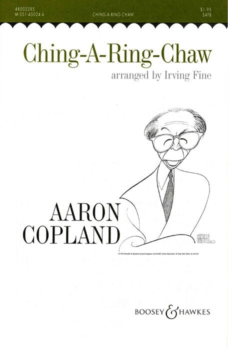 Copland Ching-A-Ring-Chaw SATB Fine HL