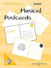 Junior Musical Postcards Flt+CD Mower B