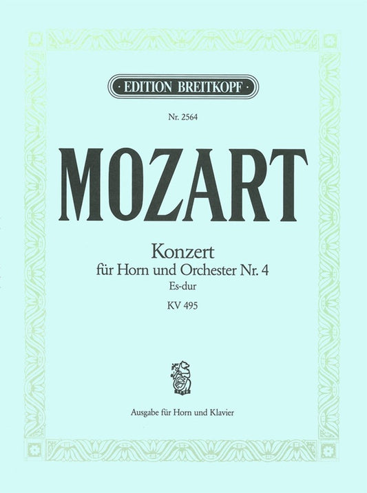 Mozart Hn Concerto No4 Eb KV495 EB