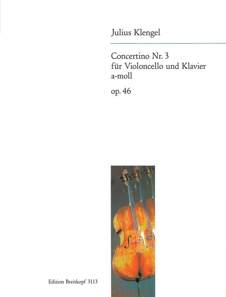 Klengel Conertino 3 a min Cello Op46 EB