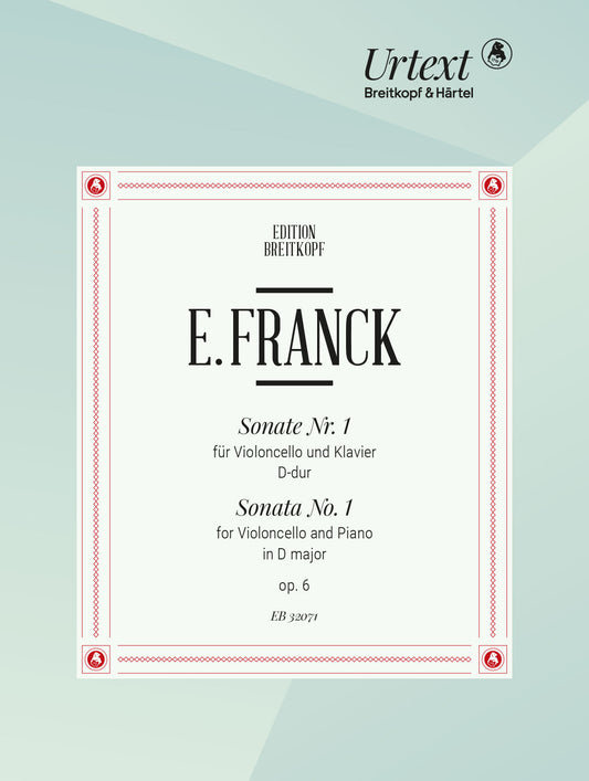 Franck Cello Sonata 1 D Op6 EB