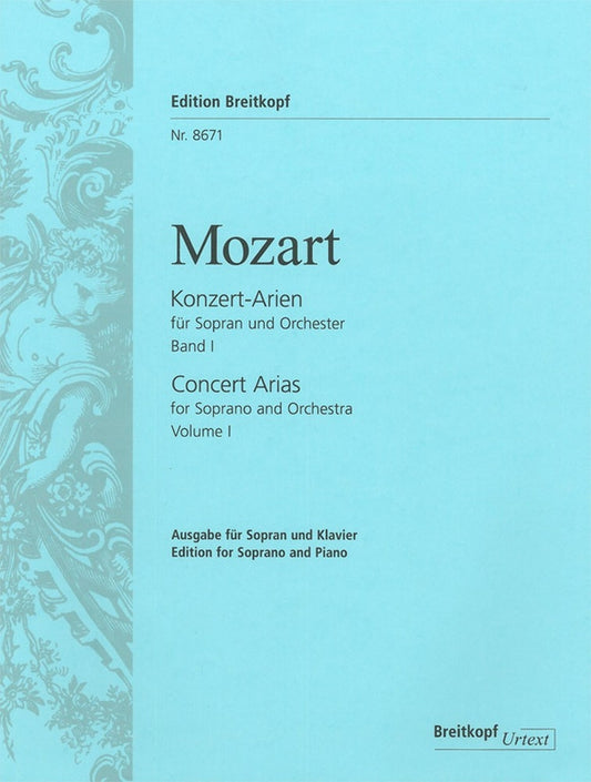 Mozart Concert Arias Soprano Orchestra