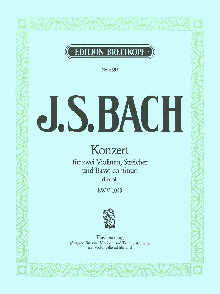 Bach Concerto 2 Vln d min BWV1043 EB