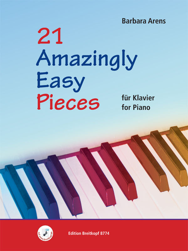 Arens 21 Amazingly Easy Pieces Pno EB