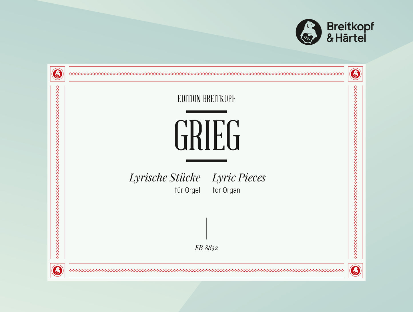 Grieg Lyric Pieces Organ EB