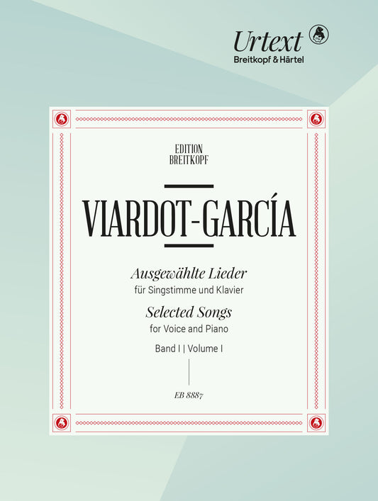 Viardot-Garcia Selected Songs Band 1 EB
