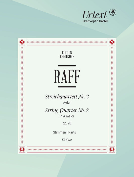 Raff String Quartet No.2 Amaj Op90 Urte