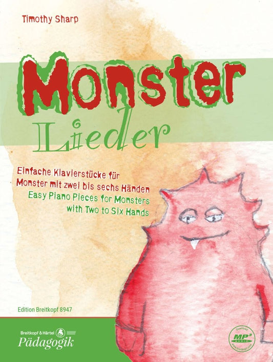 Monsterlieder Easy PIano Two/Six Hands