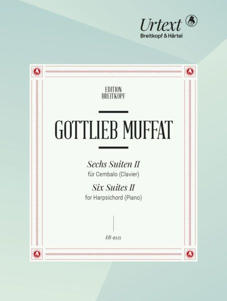 Muffat Six Suites 2 for Harpsichord