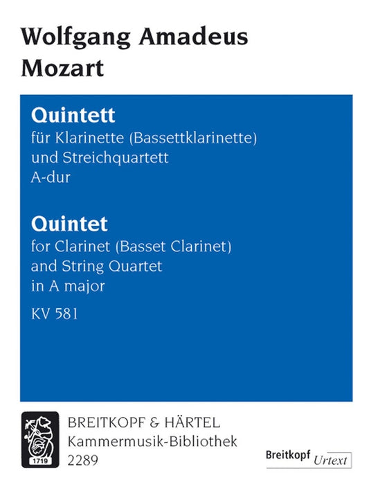 Mozart Clt&String 4tet Amaj KV581 EB