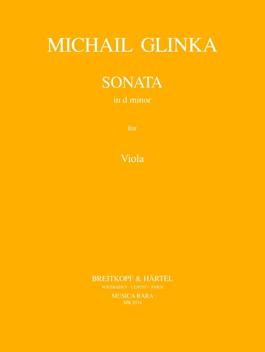 Glinka Vla Sonata d min MR