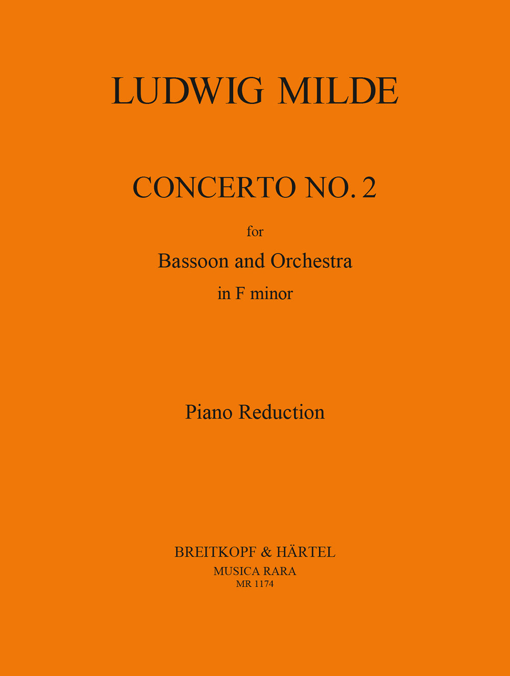 Milde Concerto No 2 Fmin Bsn Pno MR EB