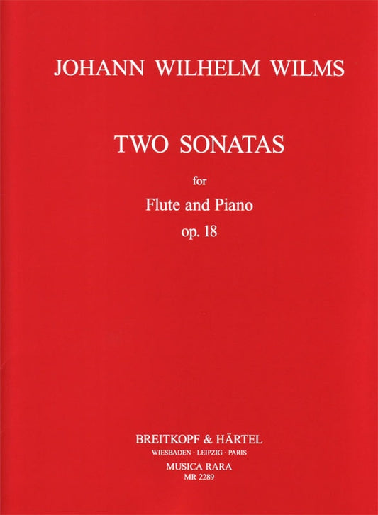 Wilms 2 Sonatas Flt&Pno Op18 MR