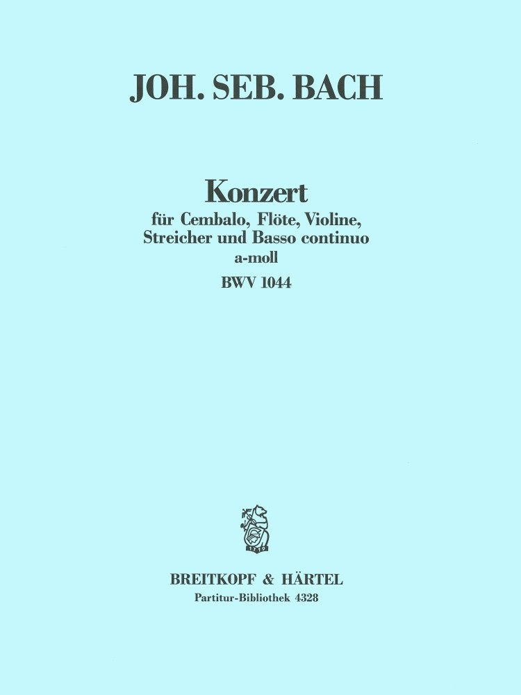 Bach Concerto a min BWV1044 F/S CB Flt
