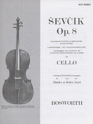 Sevcik Op8 Prep Studies for Cello