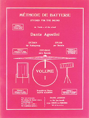 Agostini Methode de Batterie Vol1 Drum