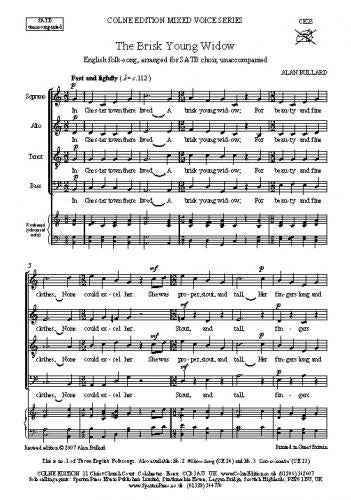 Bullard Brisk Young Widow SATB