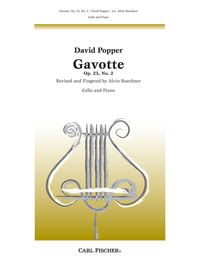 Popper Gavotte Op23 No2 Cello&Pno CF
