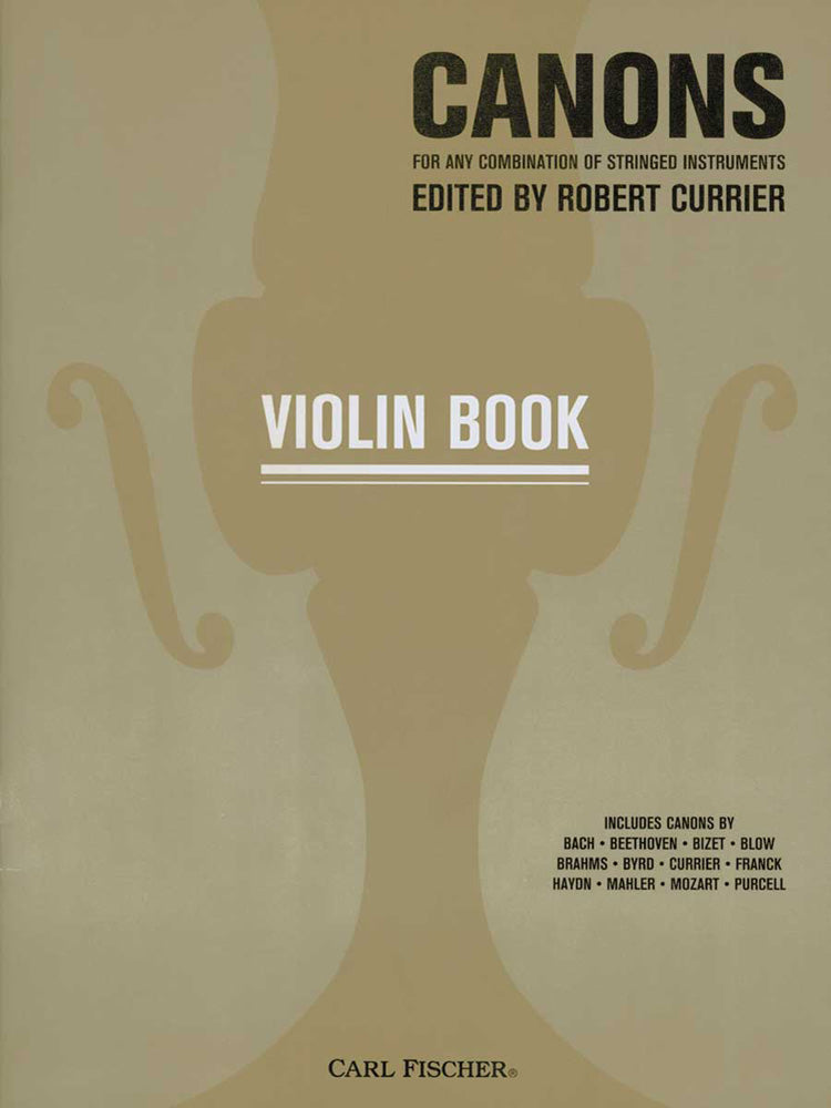Canons Violin Bk CF Currier BF17
