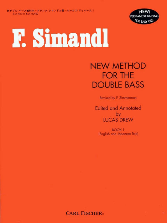 Simandl New Method Double Bass Bk1 Red