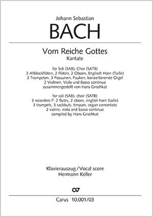 Bach Vom Reiche Gotte 001 V/S CV