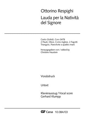 Respighi Lauda Per La Nativita Del Sign