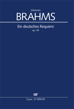 Brahms German Requiem SATB CV