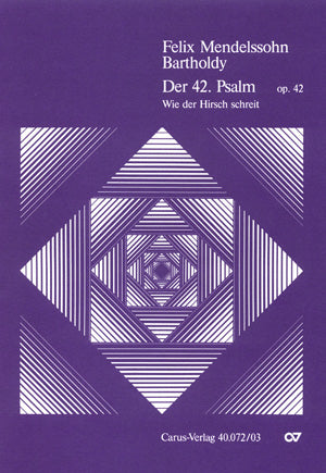 Mendelssohn Psalm Like As The Heart Op4