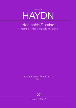 Haydn Non nobis Domine V/S Carus