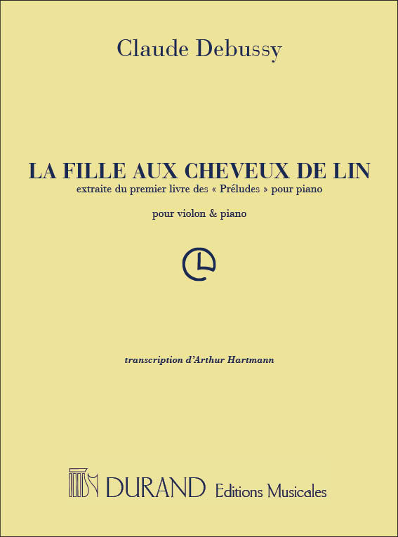 Debussy La Fille aux Cheveux Vln DUR