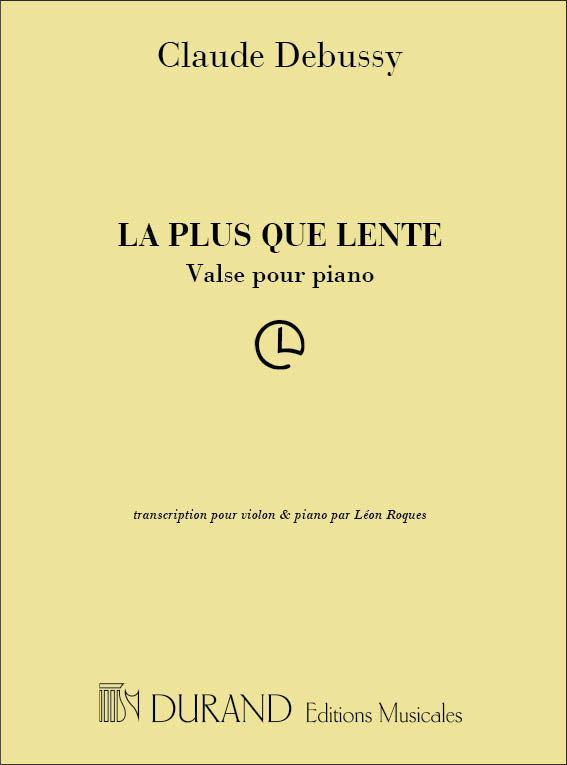 Debussy La plus que lente vln&pno