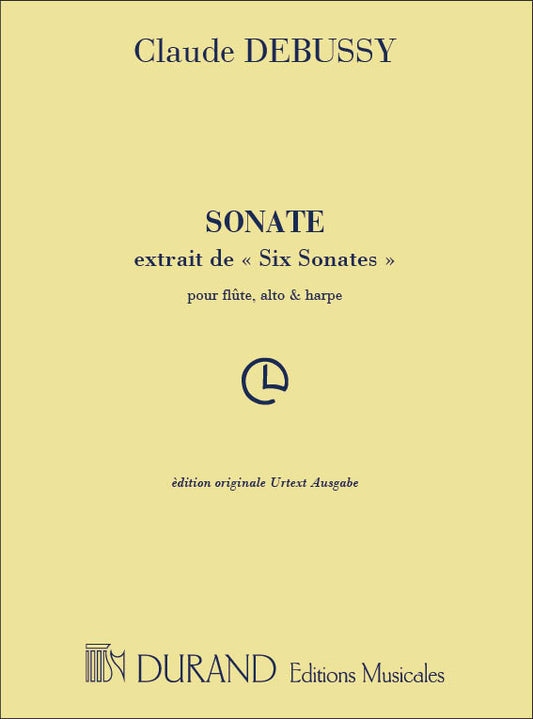Debussy Sonate Flt/Vla/Harp Durand