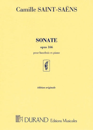 Saint Saens Oboe Sonata Op166 Durand DF