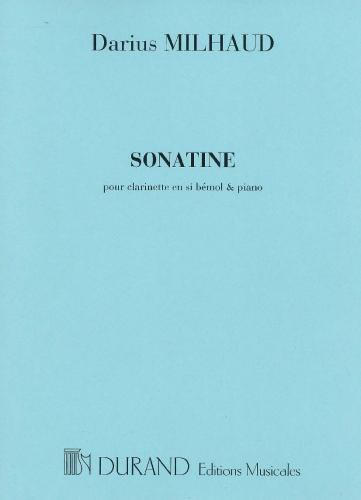 Milhaud Sonatine Clt+Pno DUR